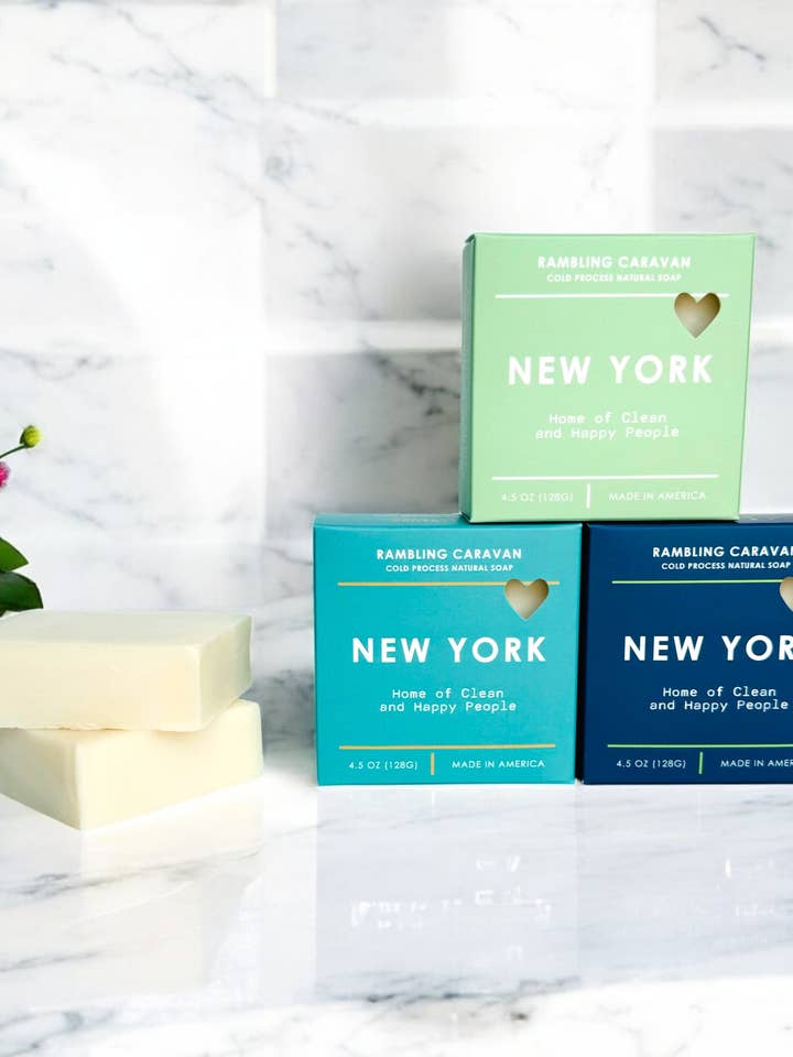 Bar Soap - New York - All Natural for wholesale by Rambling Caravan