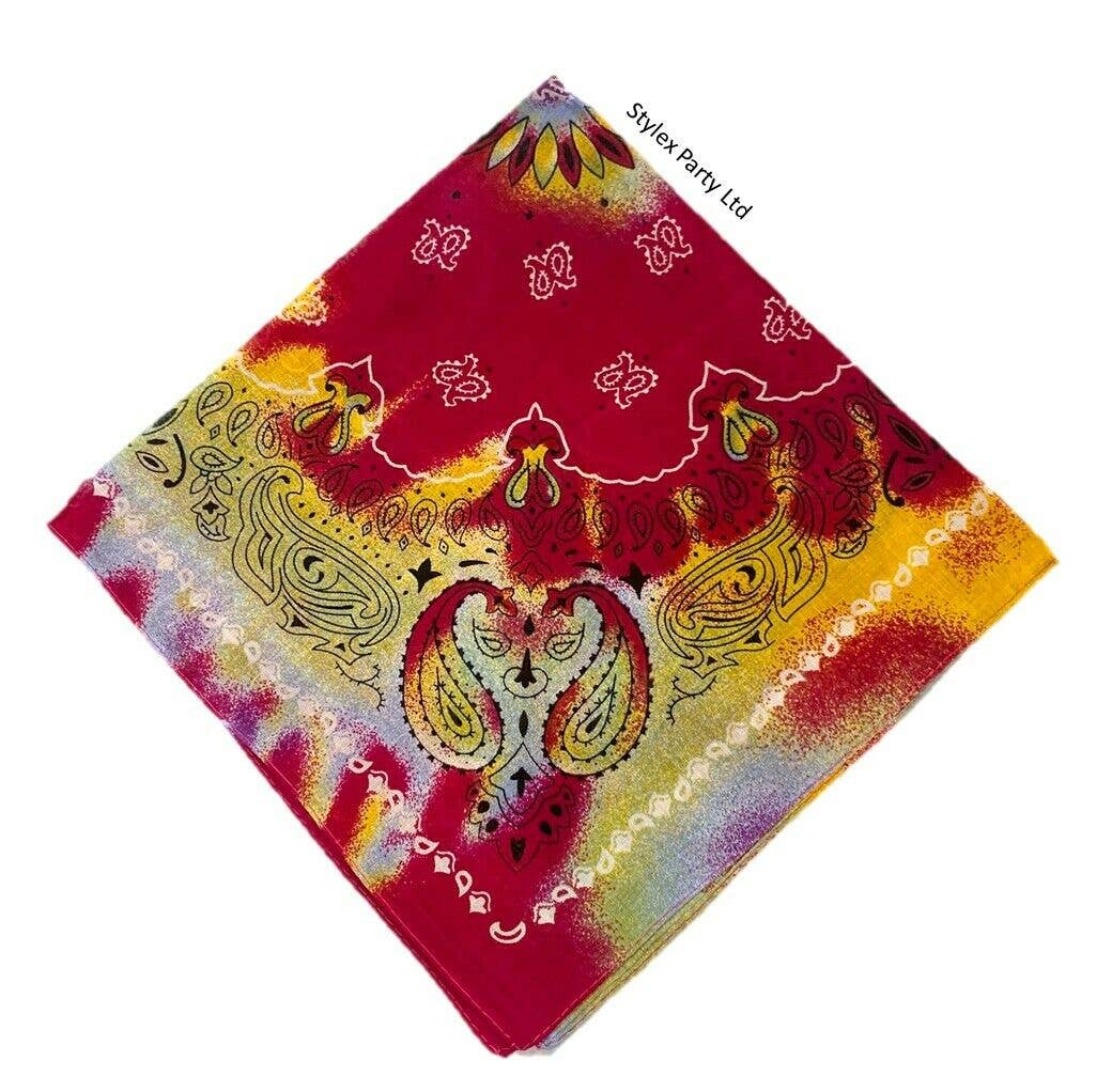 Stylex Party - Vente Bandana – femme - Écharpes Bandana Funky Design Paisley Headband49
