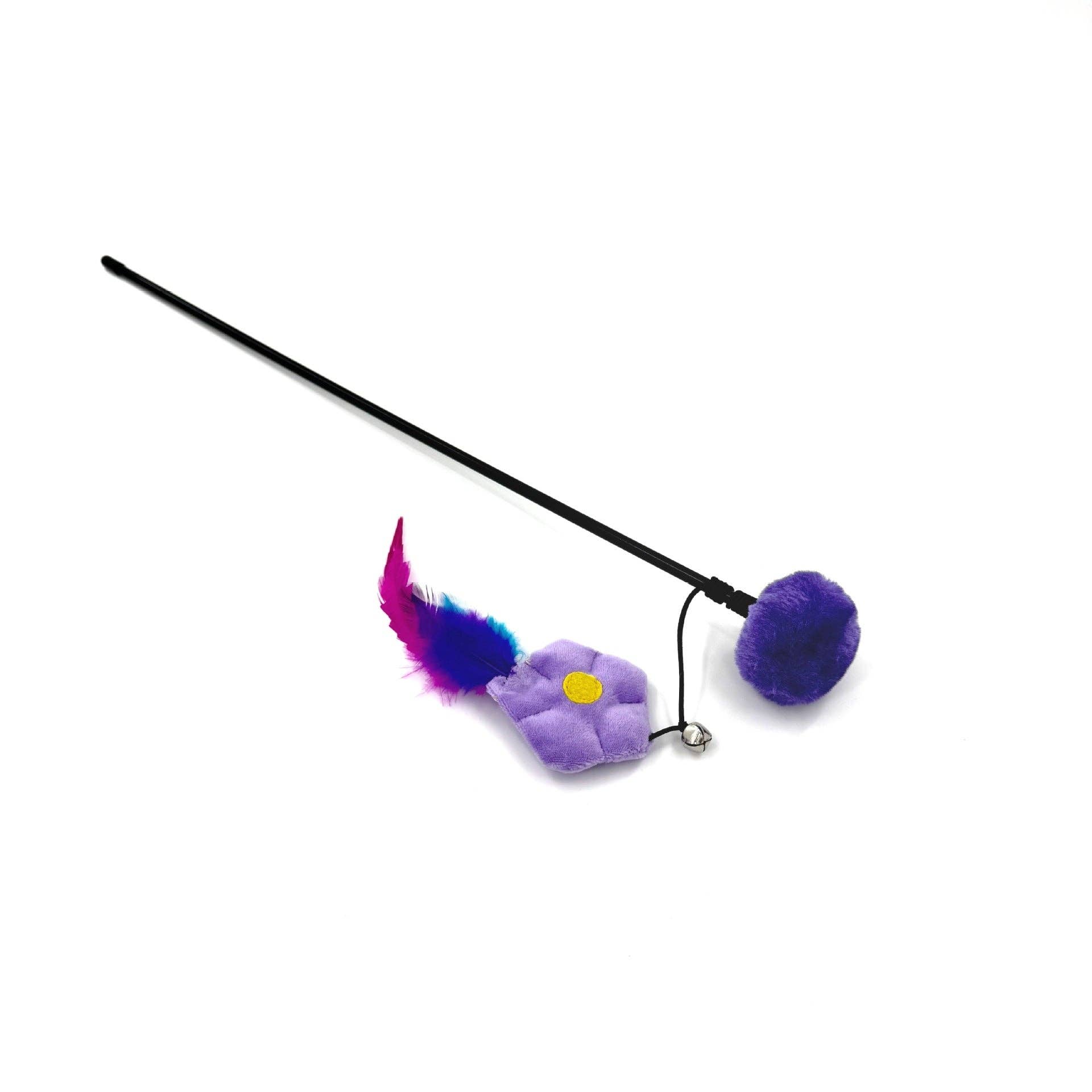 Cheerhunting - Wholesale Pet Toy - Cat - Moo - Flower & Insect Cat Wand Toy2