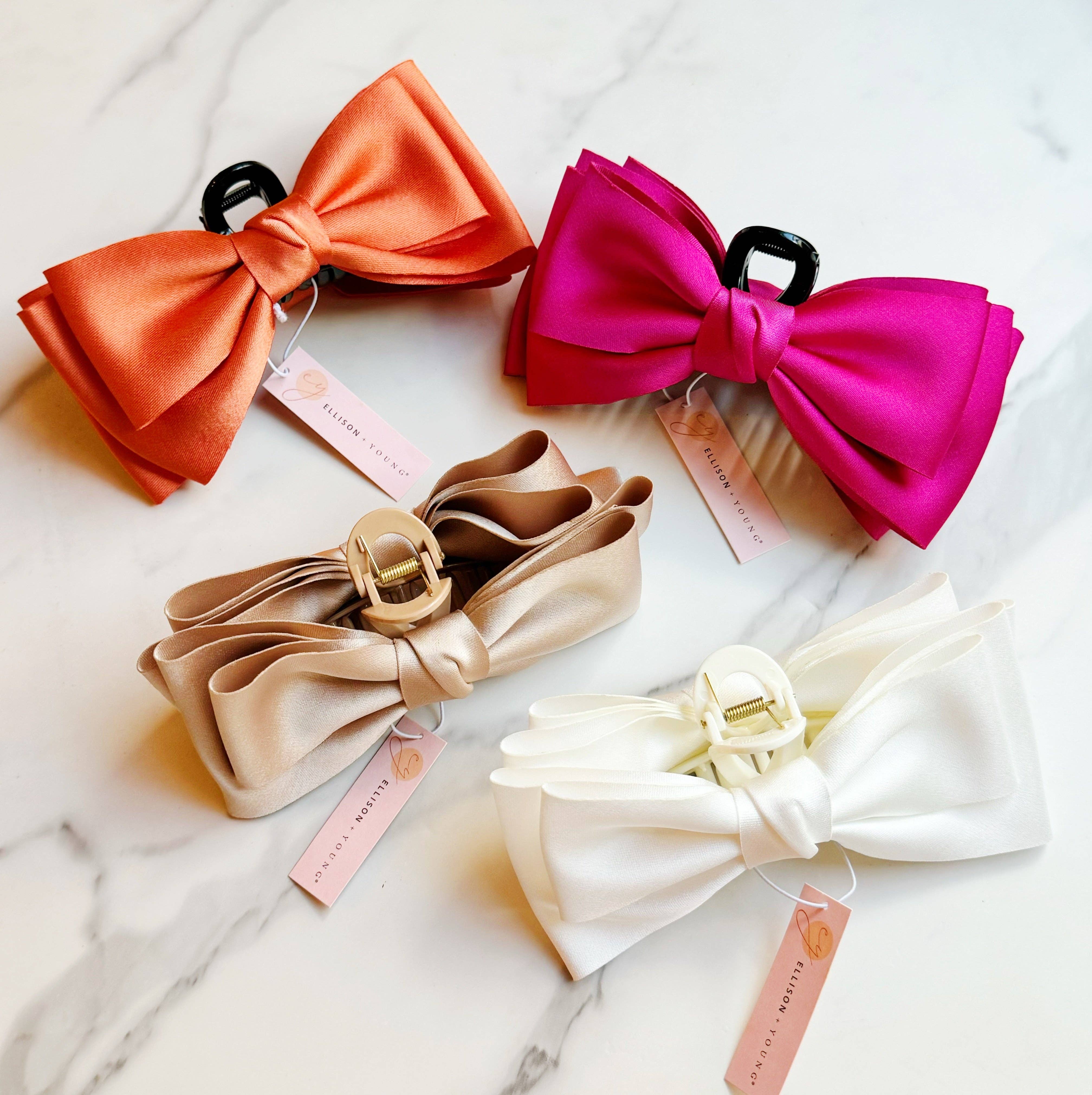 Ellison+Young - Wholesale Hair Clip - Women's - Bow Beauty Hair Claw3