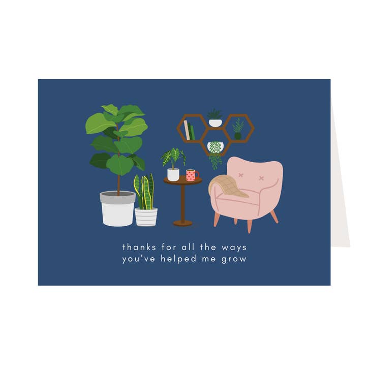 Thanks for Helping Me Grow Card for wholesale by The Perch