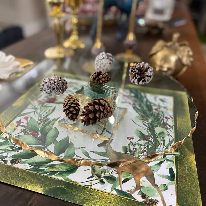 C SQUARED DESIGN - Wholesale Disposable placemat - CHRISTMAS WRENCH PAPER PLACEMAT10