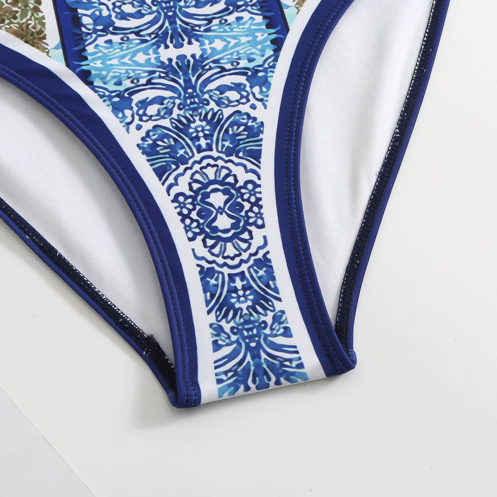 Sweetkama - Wholesale Two Piece Swimsuit - Women's - NEW Tie Shoulder One Piece Swimsuit with Sarong Wrap Up13