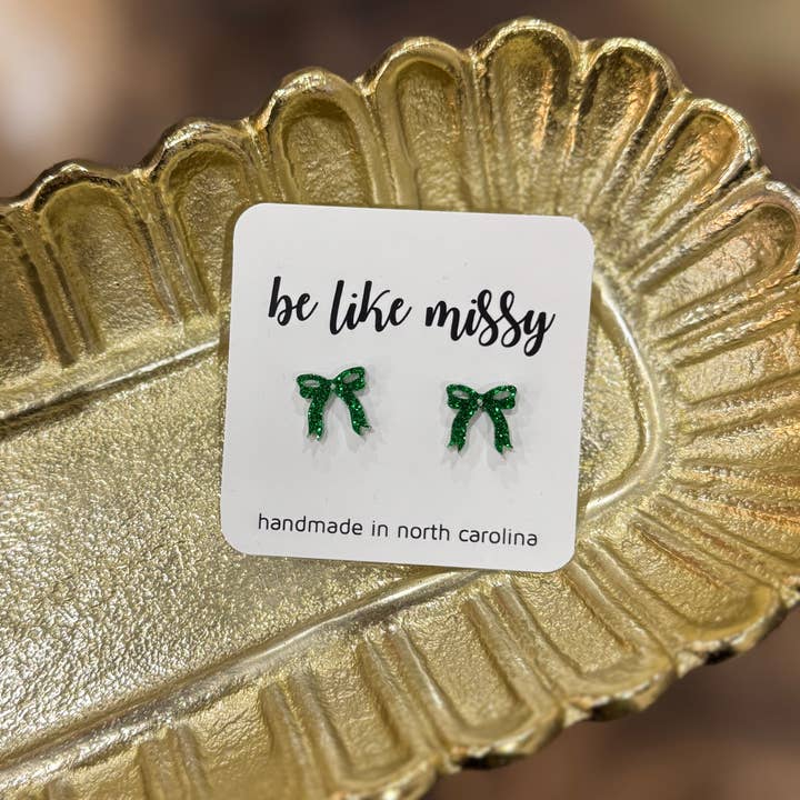 Bogenstecker - Grüner Glitzer für den Großhandel von Be Like Missy