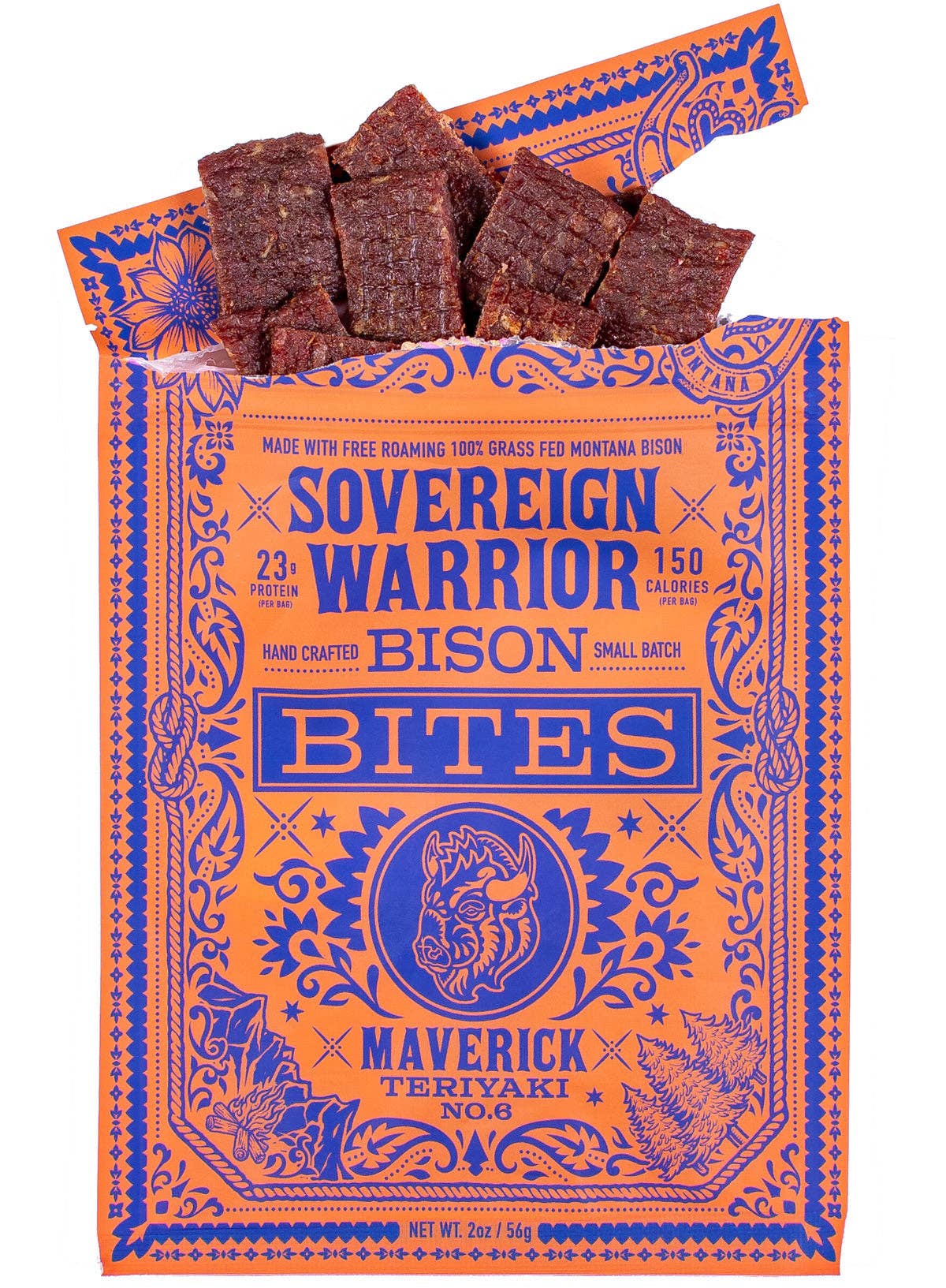 Sovereign Warrior Bison Jerky - Wholesale Jerky - Maverick - Teriyaki Bison Bites2