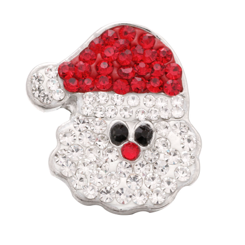 Say It in A Snap Jewelry - Venta al por mayor Broches - Navidad - Invierno - Sparkle Papá Noel Snap - Vacaciones1