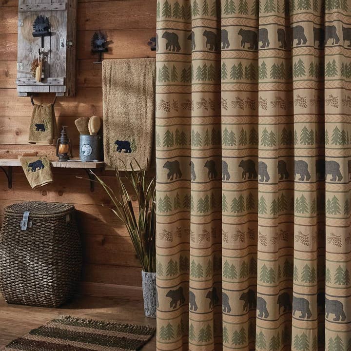 Björn spår Duschdraperi för wholesale av Park Designs