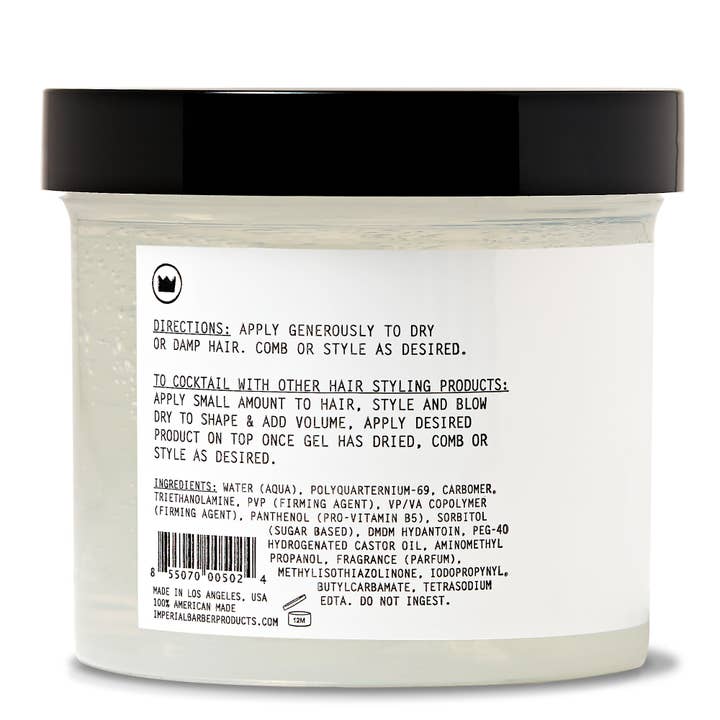 Imperial Barber Products - Wholesale Hair Pomade - Men's - Gel Pomade - 12 oz