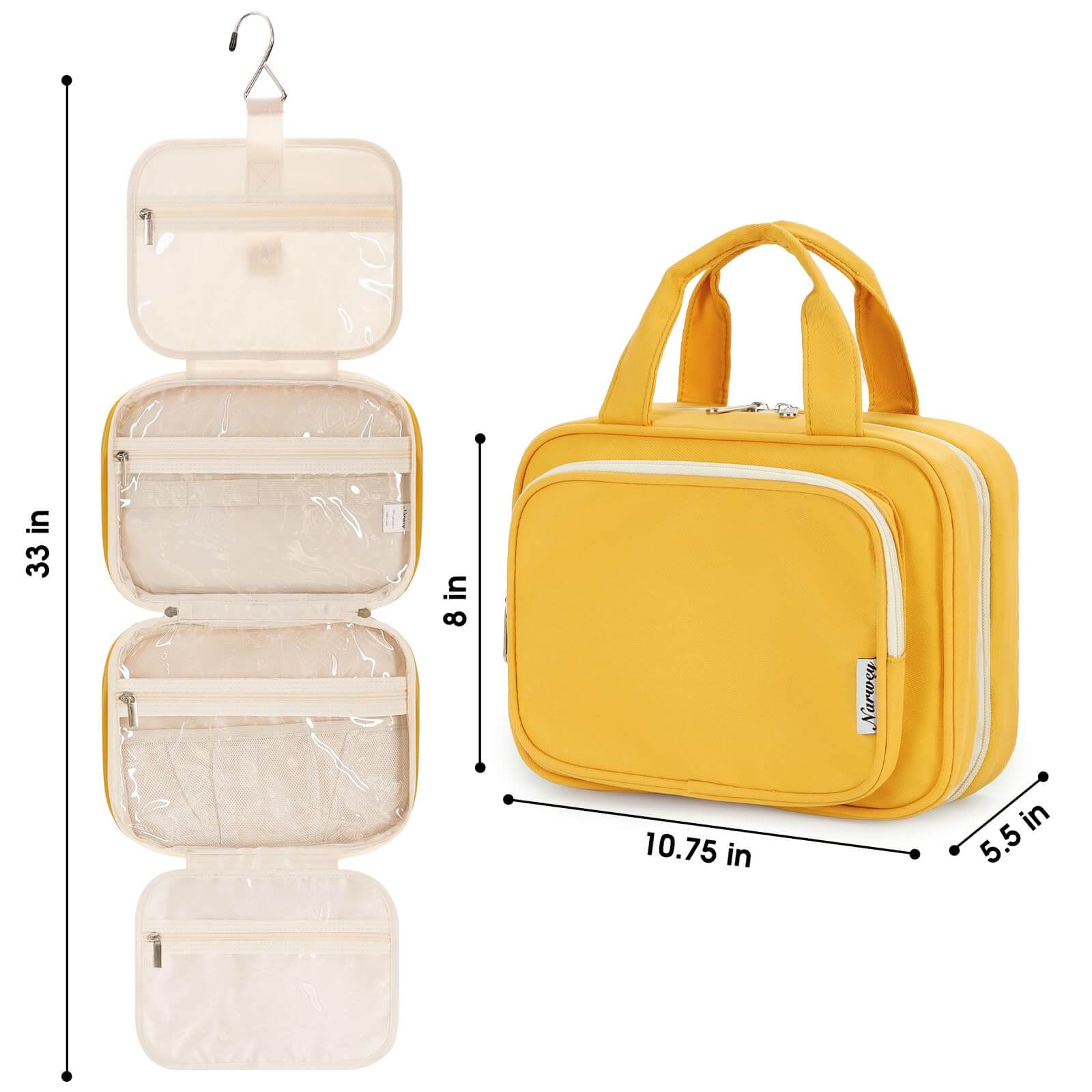 wandf – Großhandel Schmink-/Kosmetiktasche – Hängender Kulturbeutel für Frauen Reise-Make-up-Tasche40