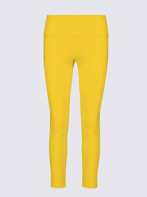 TearSun Yellow Serena Active Leggings for wholesale by Frank Chesley