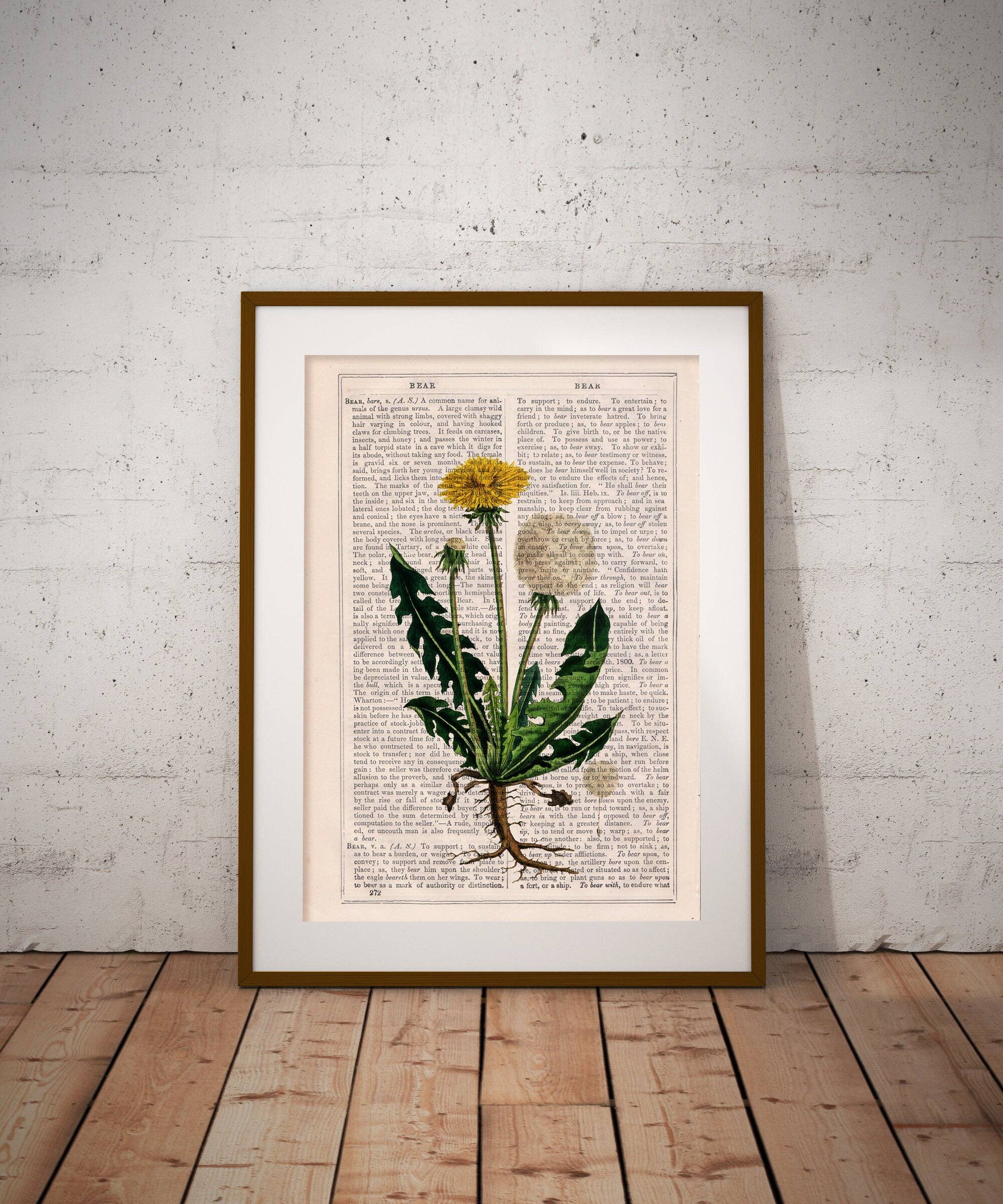 PRRINT! - Wholesale Art Print - Dandelion Wild Plant2