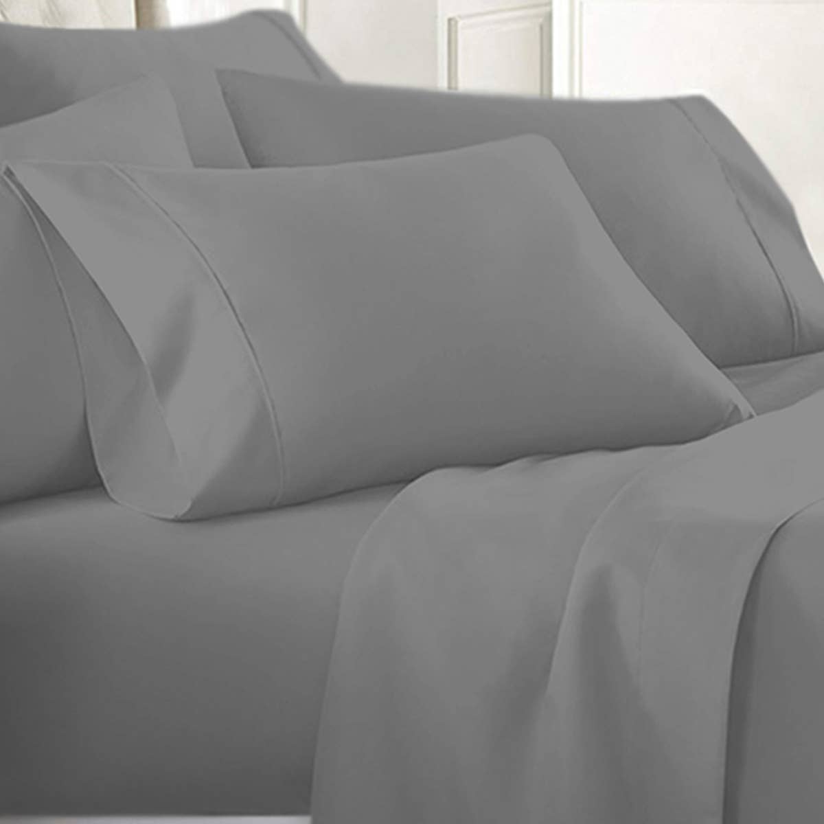 The American Gift Company (TAGCO) - Wholesale Sheet Set - ULTRA-SOFT 1600 SERIES MICROFIBER BEDSHEET SET (6-PIECE SET)5
