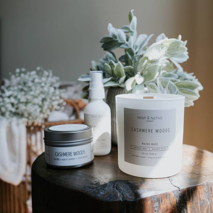 Near & Native Candles - Wholesale Room & Linen Spray - Cashmere Woods Room & Body Mist