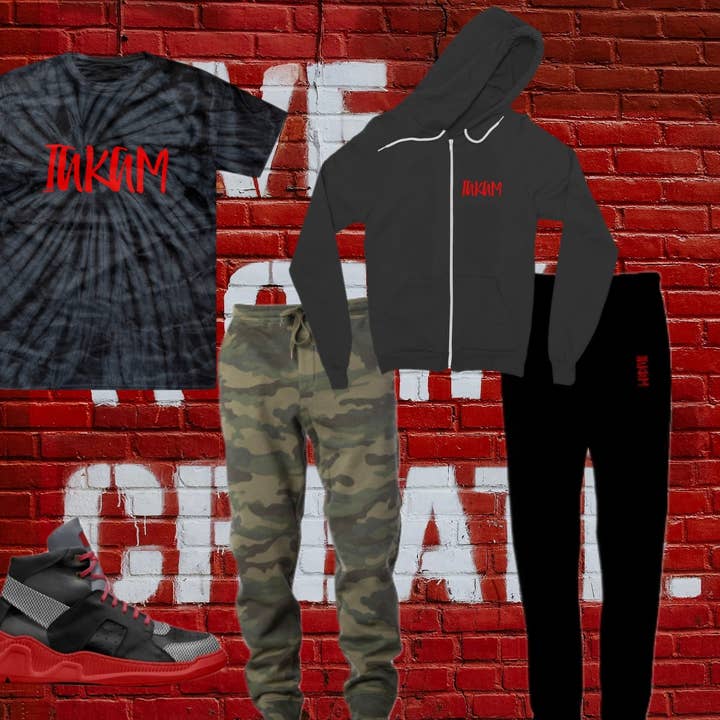 IAKAM Red Tonal Spider Tie-Dye T-Shirt for wholesale by IAKAM