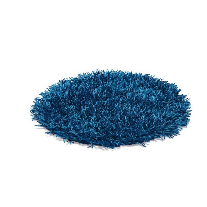 51003437 Carpet Metallic 140 cm round ultramarine for wholesale by Etol