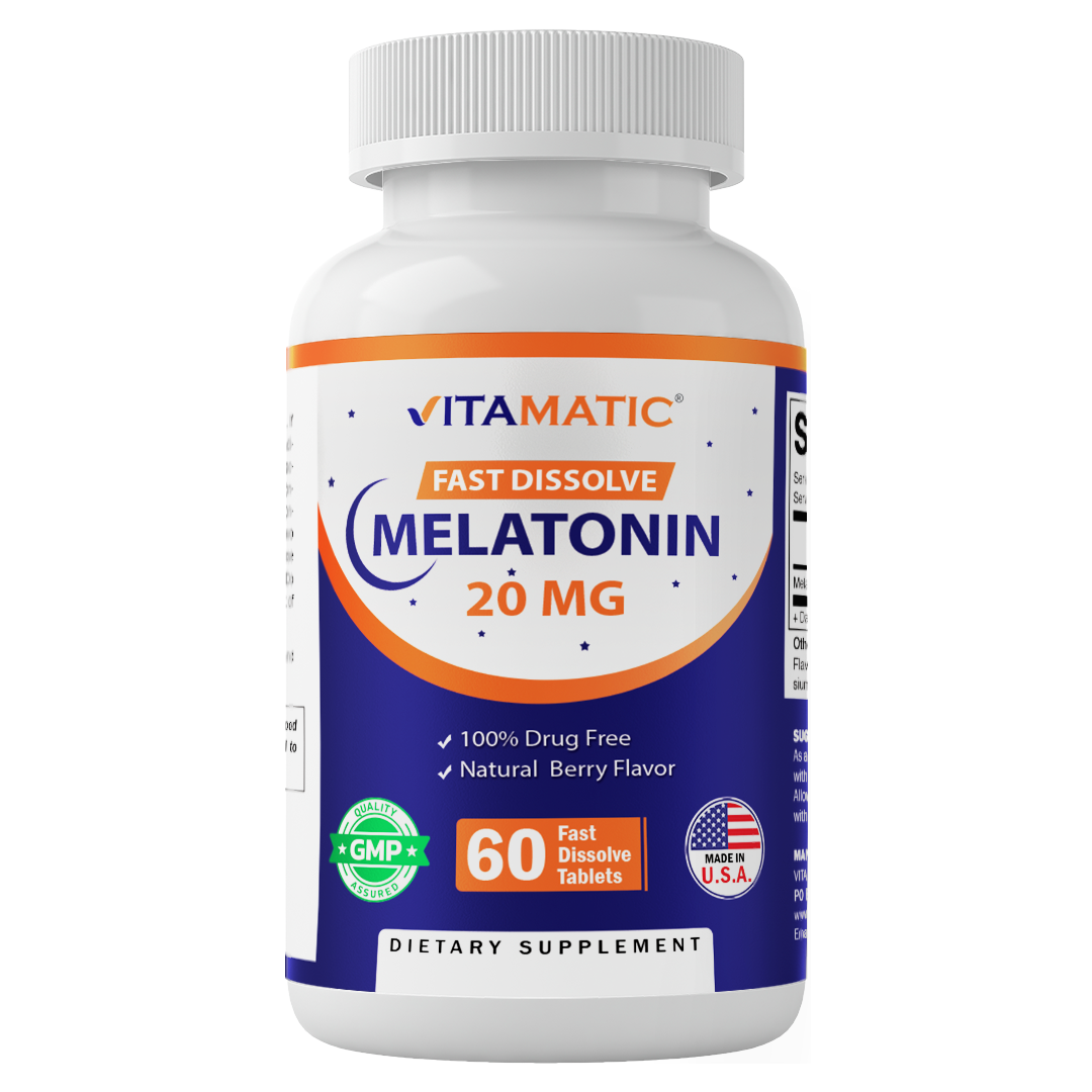 Vitamatic - Wholesale Oral Supplement/Vitamin - Vitamatic Melatonin 20mg | 60 Tablets0
