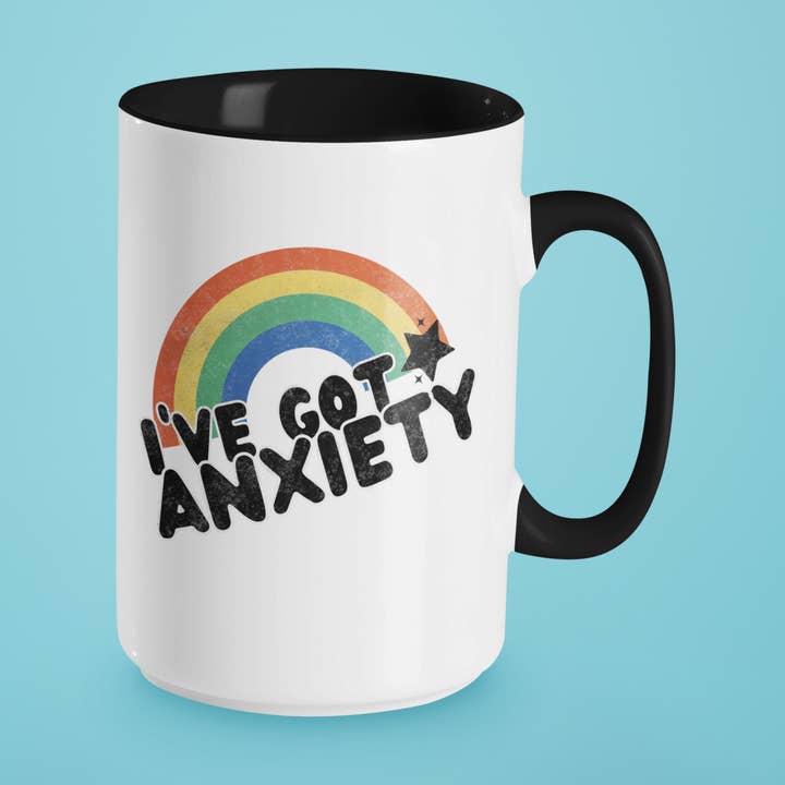 I've Got Anxiety 15oz keramische mok voor wholesale door Hudson + Wilder