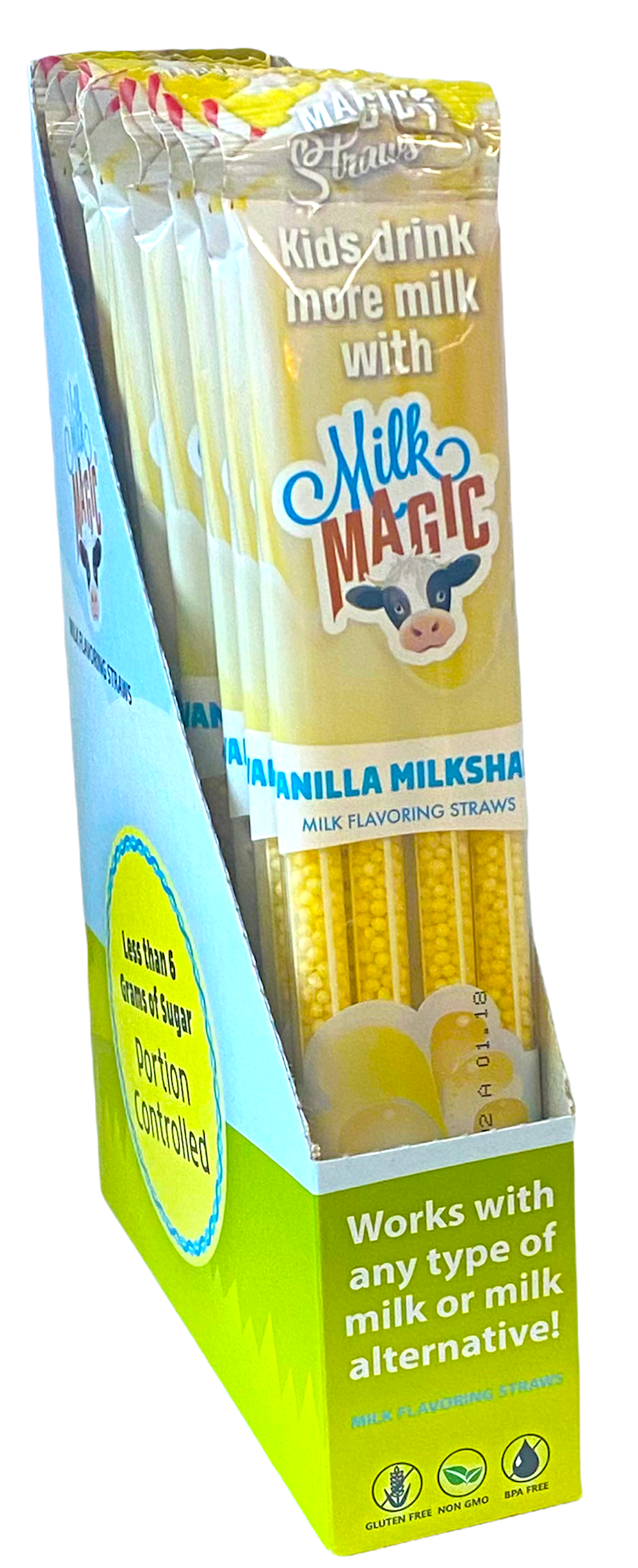 Magic Straws - Vente Préparation pour boisson - Pailles aromatisantes à la vanille pour milkshake Magic Straws3