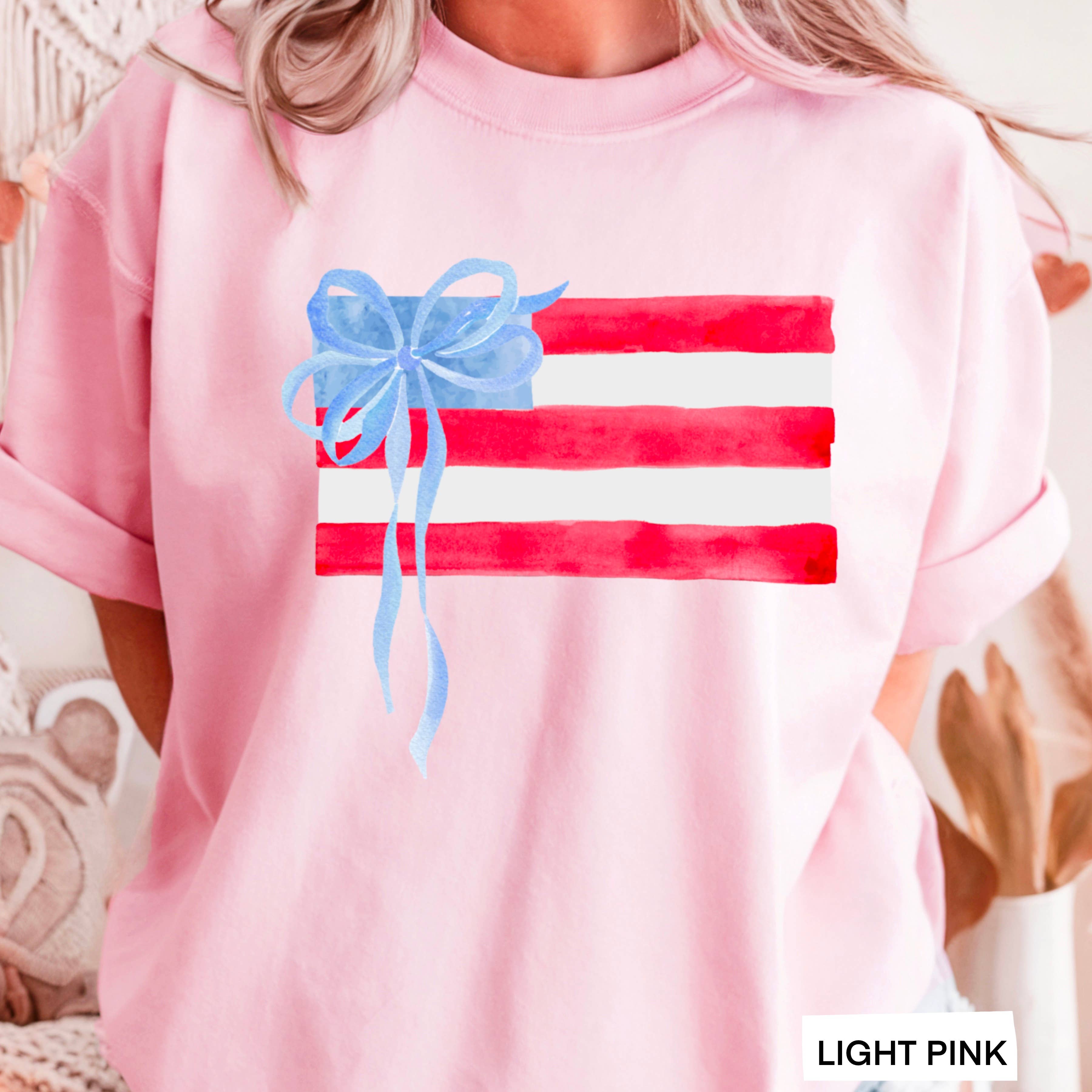 Shoppe SHC – wholesale T-shirt (graphic) – women's – Coquette American Flag | July 4th Graphic Tee | Gildan29