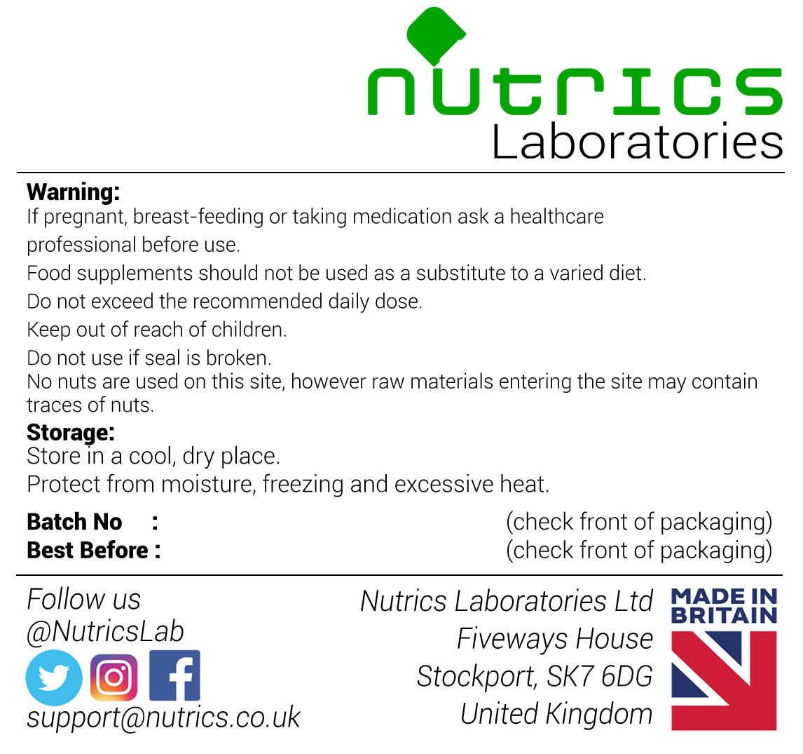 NUTRICS SUPERFOOD - Wholesale Oral Supplement/Vitamin - Nutrics® 100% Pure Organic Barley Grass 400mg Vegan Capsules3