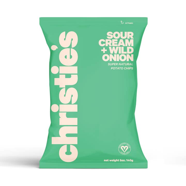 Gräddfil och vilda lök potatischips full storlek väska för wholesale av Christie's