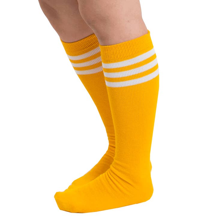 Gold Tube Socks for wholesale by Chrissy's Socks
