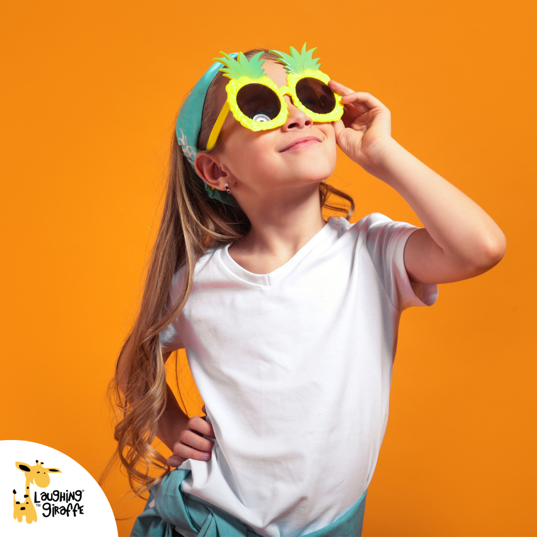 Laughing Giraffe – Großhandel T-Shirt – Kinder – Laughing Giraffe Kinder T-Shirt zum Sublimationsdruck im Großhandel2