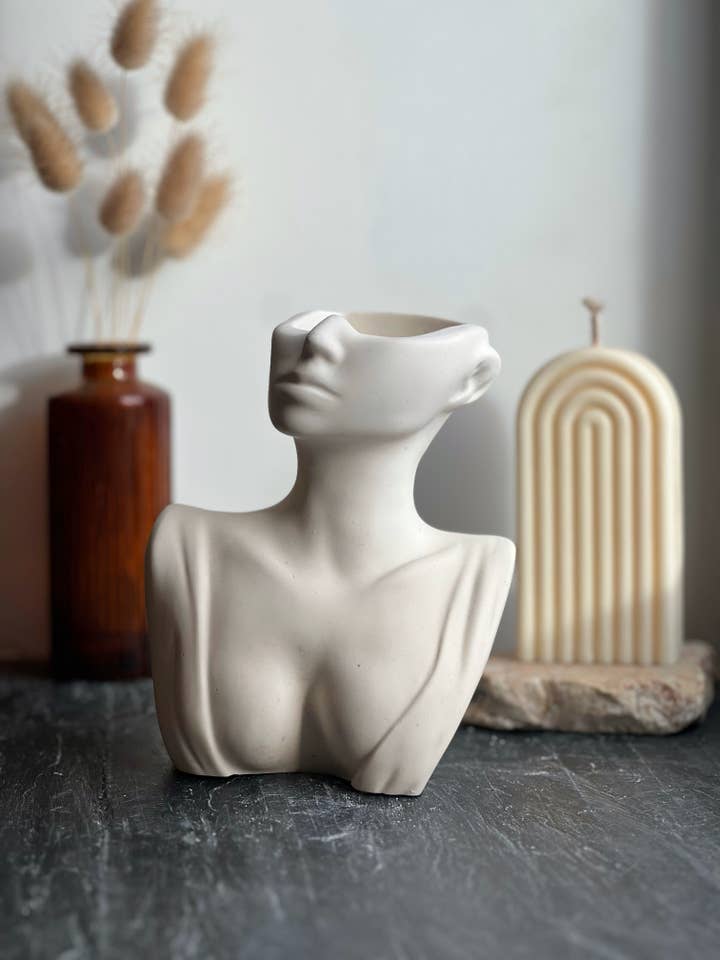 Vase Valy - Décoration en Jesmonite pour la vente par L'atelier d'à côté