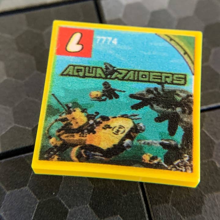 B3 Customs - Wholesale Building Set - Kids - Crab Crusher Aqua Raiders Set 7774 - Custom Printed 2x2 Tile