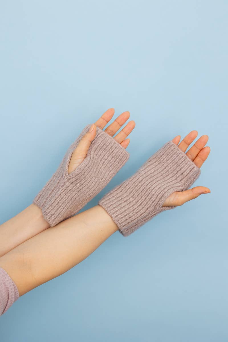 Leto Accessories - Wholesale Gloves - Women's - Cozy Knit Wool-Blend Touchscreen Gloves9