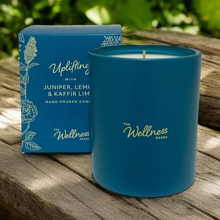 Enebro, Limón y Lima Kaffir - Vaso de Bienestar Revitalizante para venta al por mayor de Potters Crouch Candles