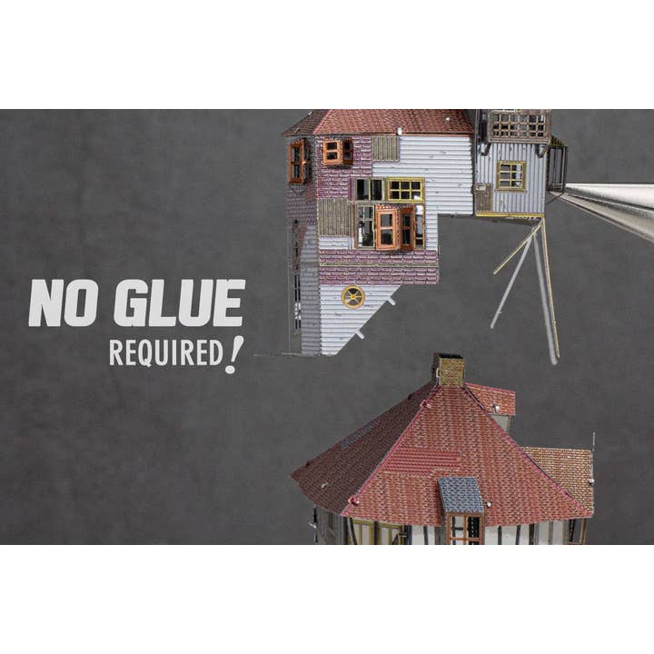 Metal Earth - Wholesale DIY Craft Kit - Harry Potter - The Burrow in Colour4