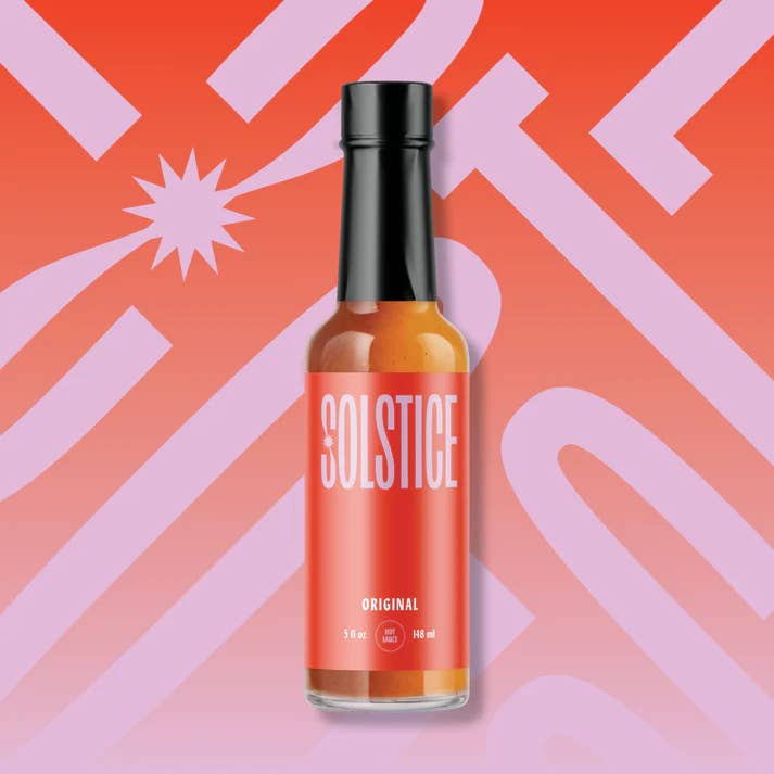 Solstice Hot Sauce Original Flavor - 10 cases for wholesale by Solstice Hot Sauce