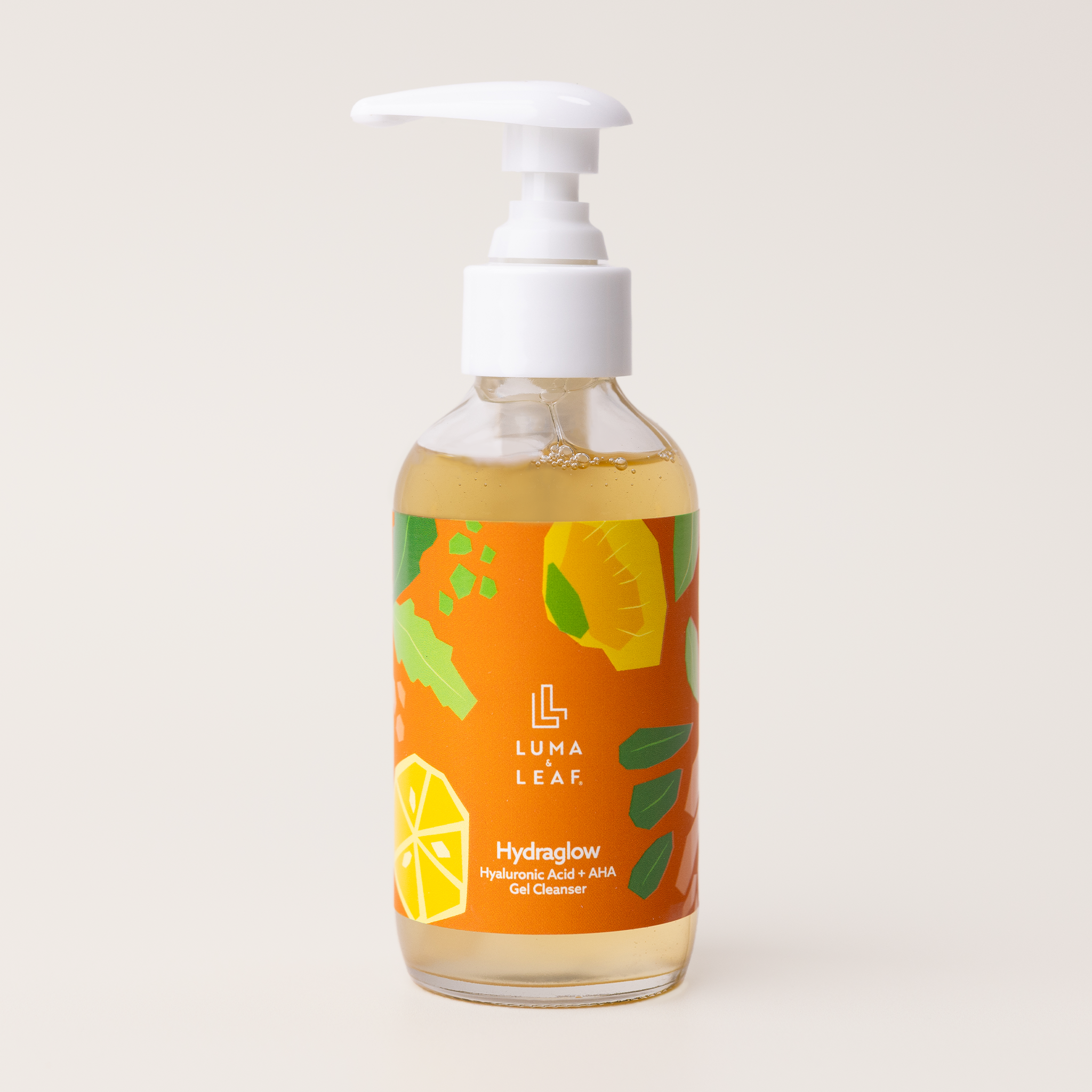 Luma & Leaf - Wholesale Facial Cleanser - Hydraglow Gel Cleanser0