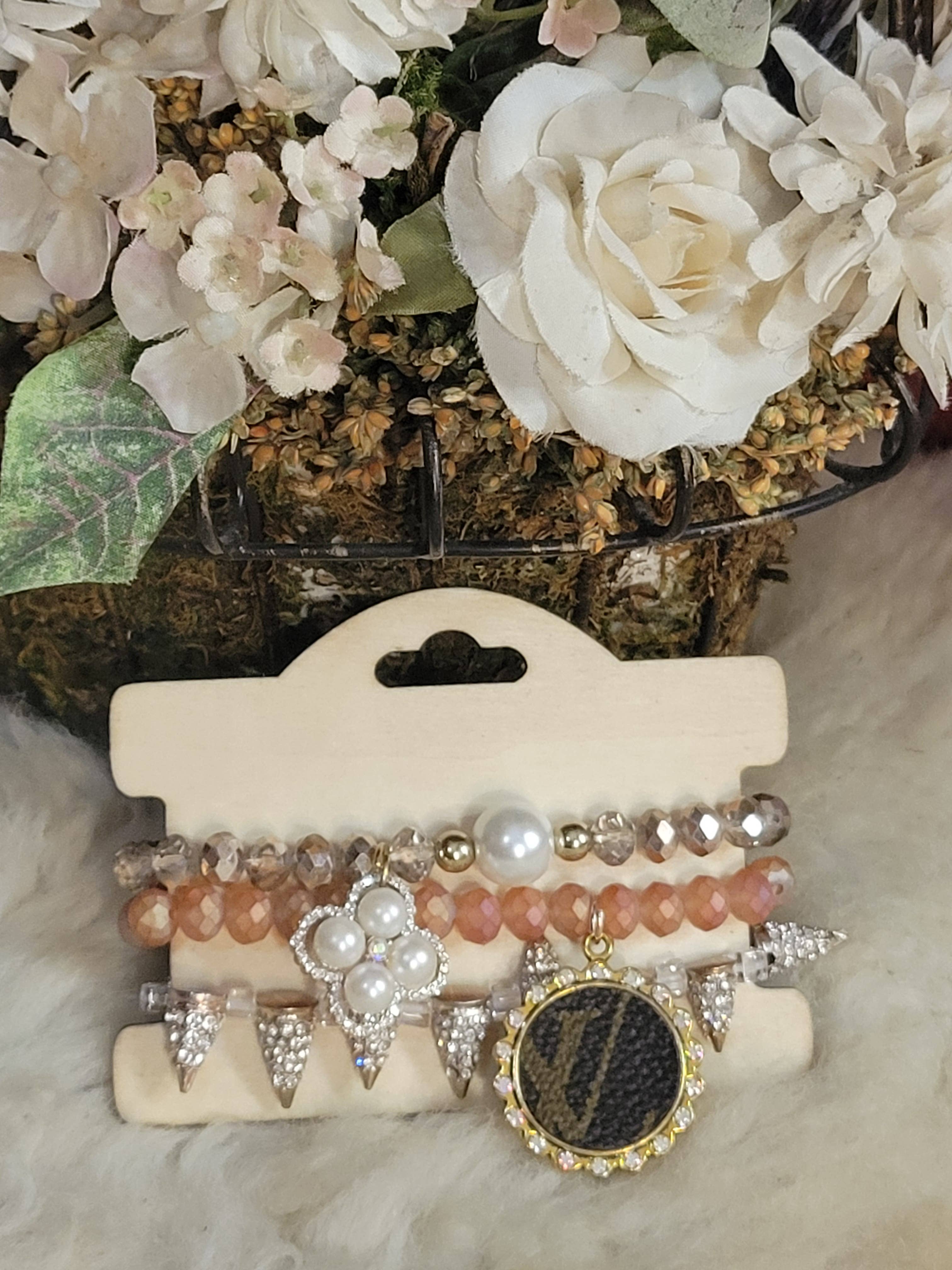 Upcycled Always & Forever accessories - Wholesale Jewelry Set - Upcycled small stacks - last ones available 8