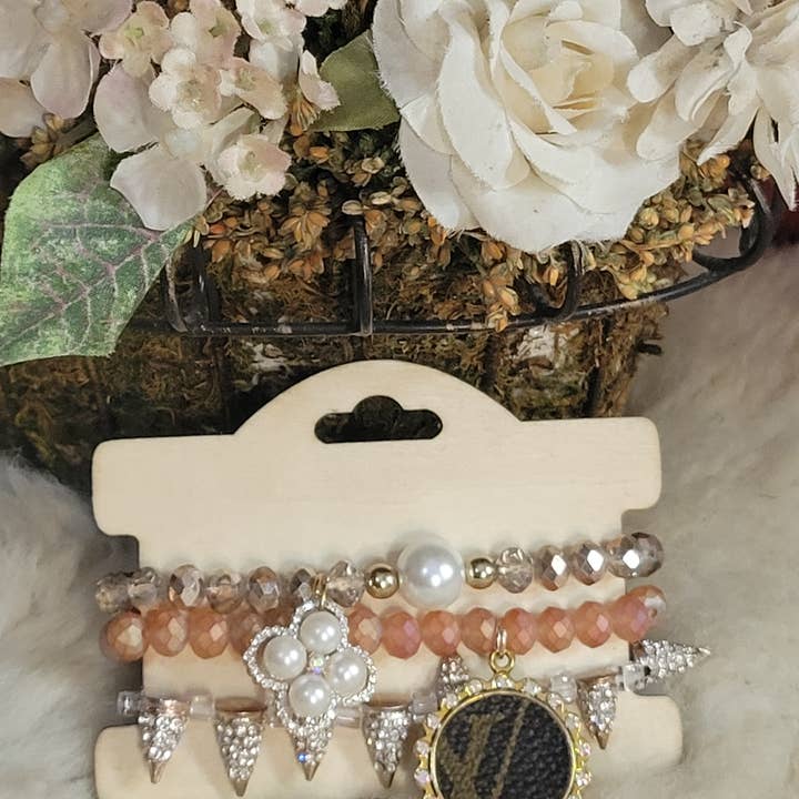 Upcycled Always & Forever accessories - Wholesale Jewelry Set - Upcycled small stacks - last ones available 8