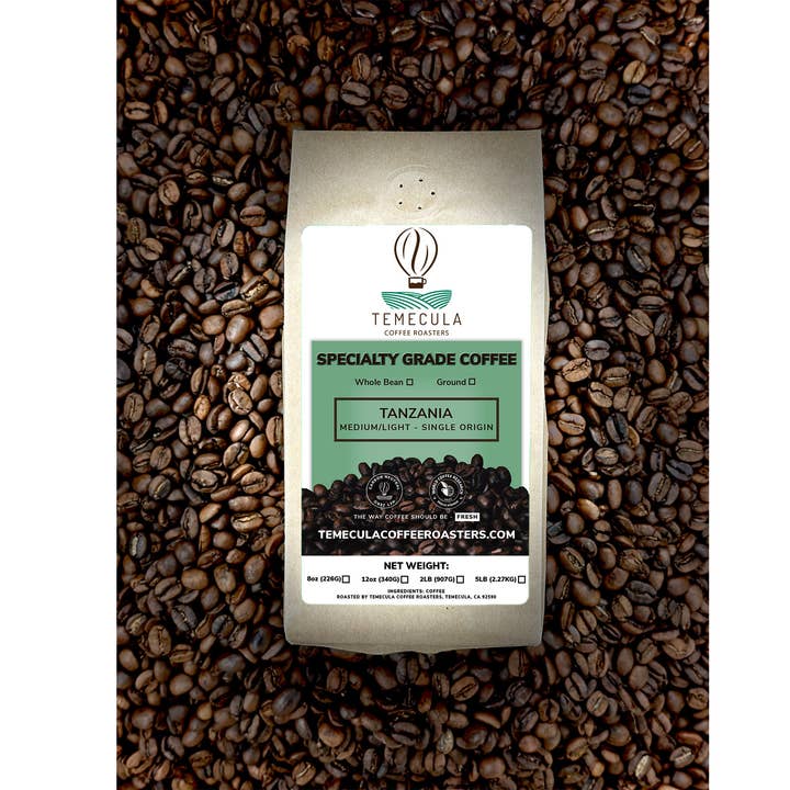 Tanzania Peaberry - Premium Coffee Beans for wholesale by Temecula Coffee Roasters