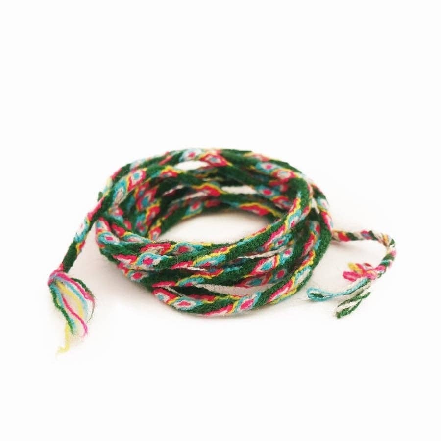 Titicaca – wholesale Vävt/flätat armband – Inca flätat armband i flerfärgade trådar2