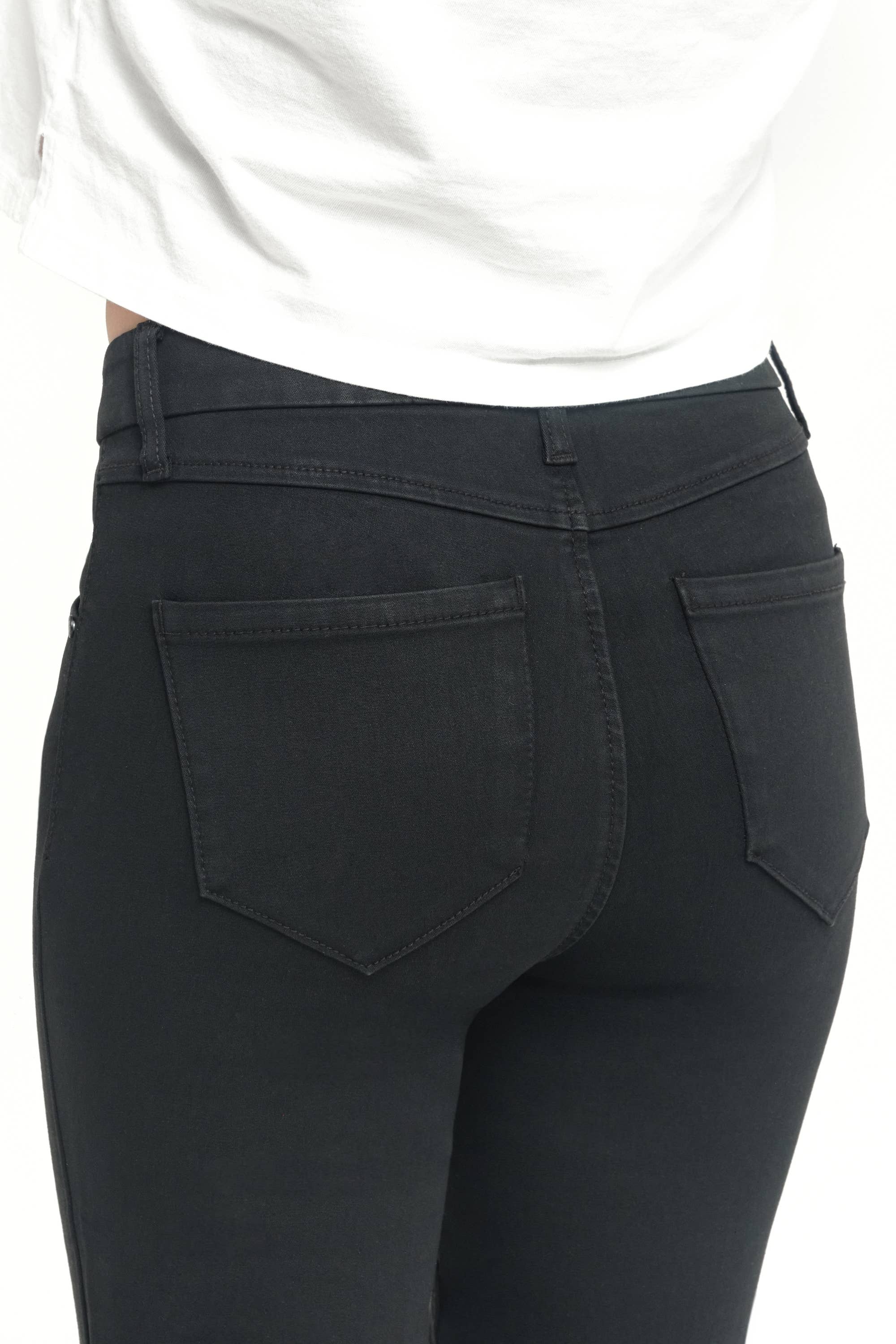 1822 Denim – wholesale Jeans - Dam – 30" Bättre Smör Slim Boot Jean i Svart6