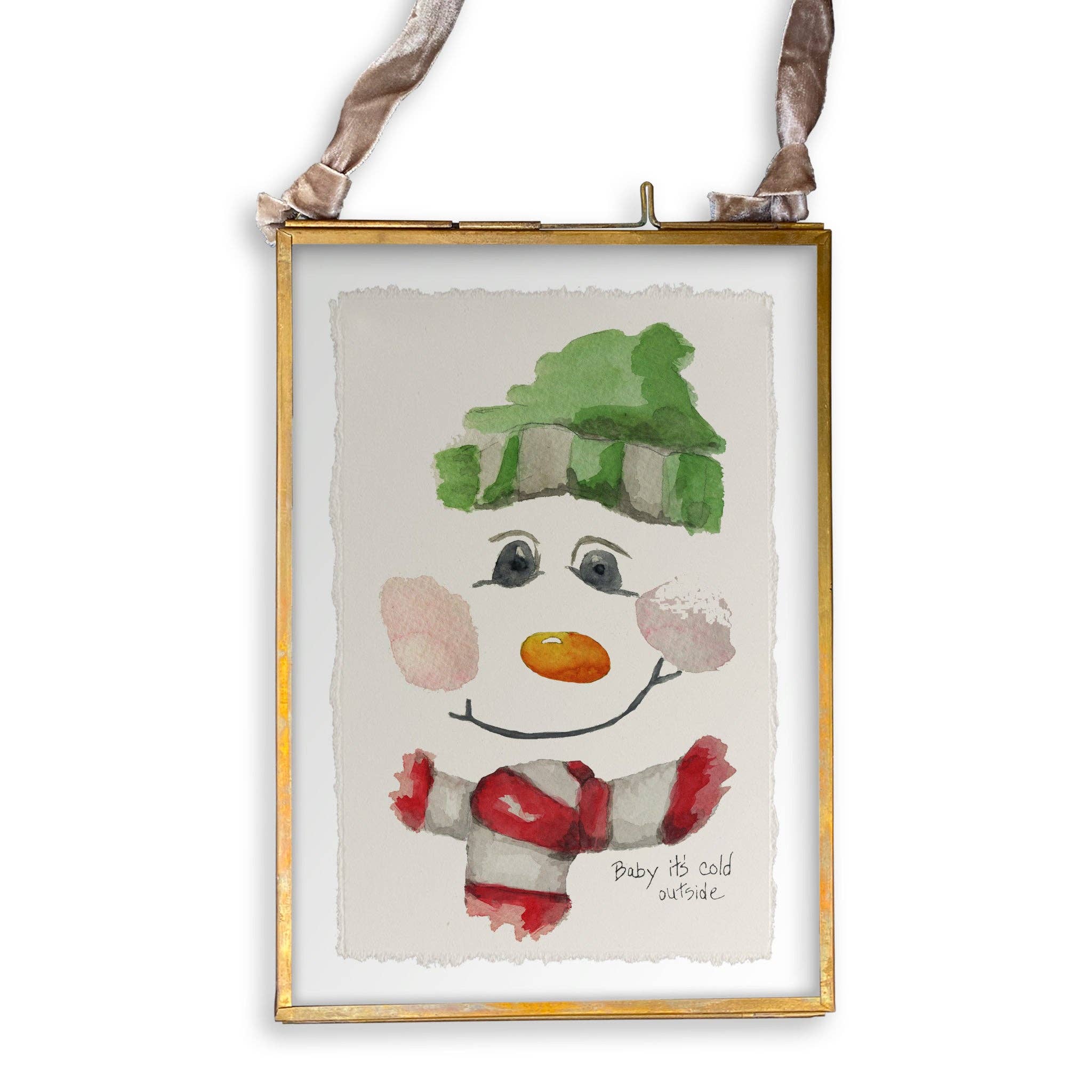 French Graffiti – Toalha de chá por atacado – Cara boneco de neve13