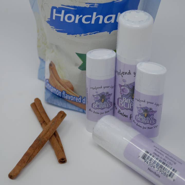 Large Horchata Lip Balm (0.50 oz.) for wholesale by Bees-to-Bubbles Handcrafted Soaps