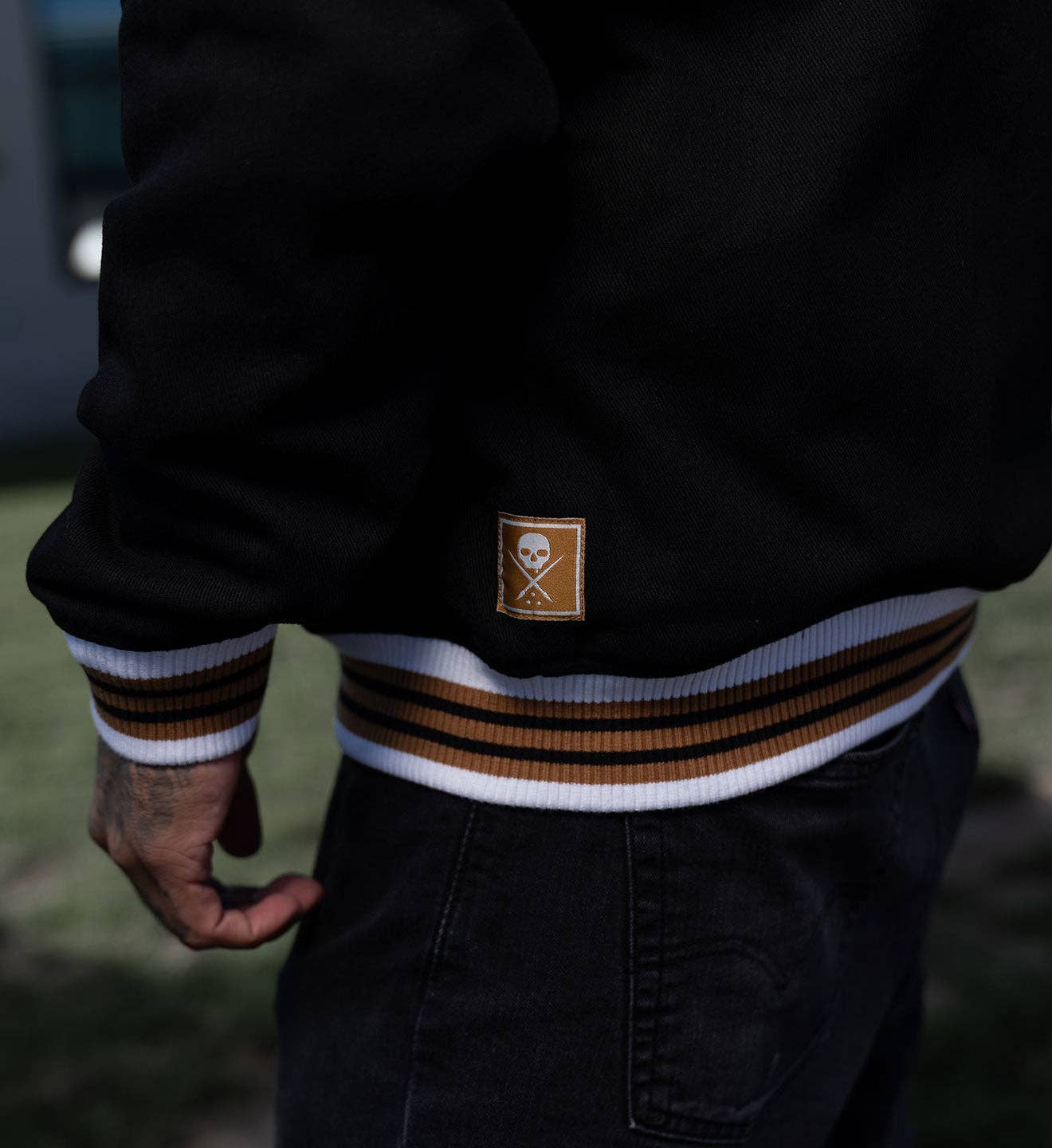 BLACK Strong Arm - Reversible Hooded Jacket for wholesale on Faire8