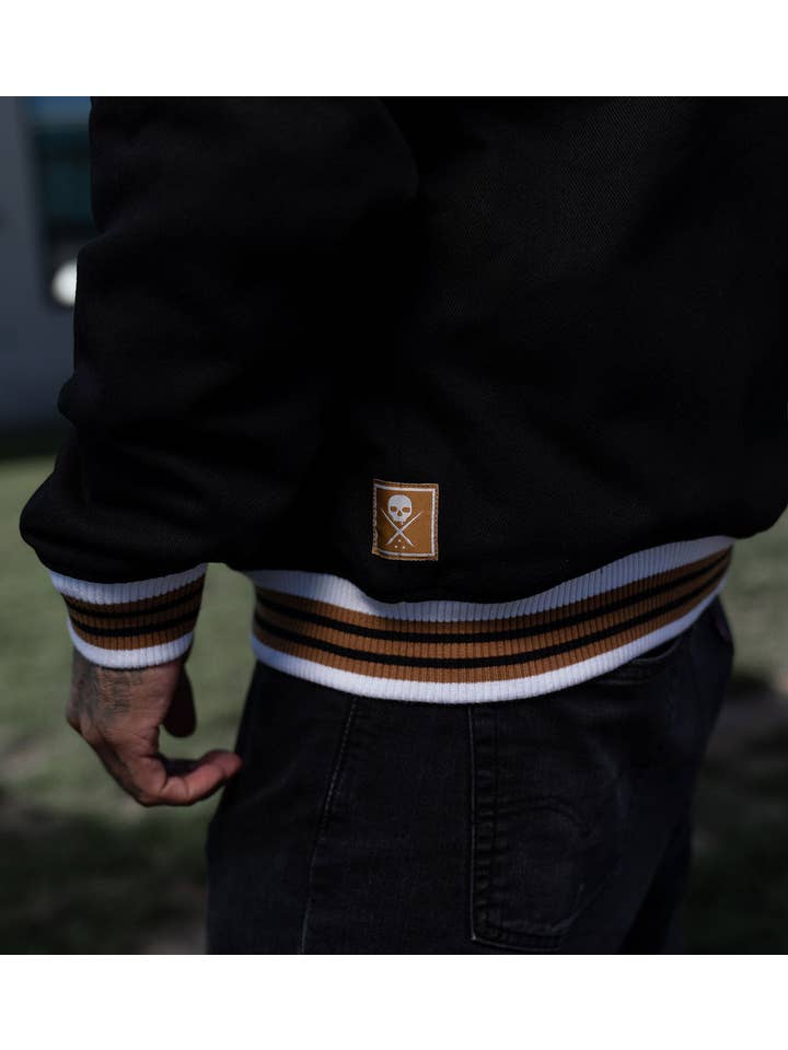 BLACK Strong Arm - Reversible Hooded Jacket for wholesale on Faire8