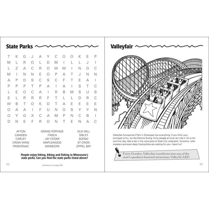 AdventureKEEN - Wholesale Coloring & Activity Book - Kids & Baby - Minnesota Activity Book3