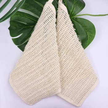 Kokoa Botanics - Wholesale Wash Cloth - Natural Sisal Washcloth - 100 % hemp/cotton