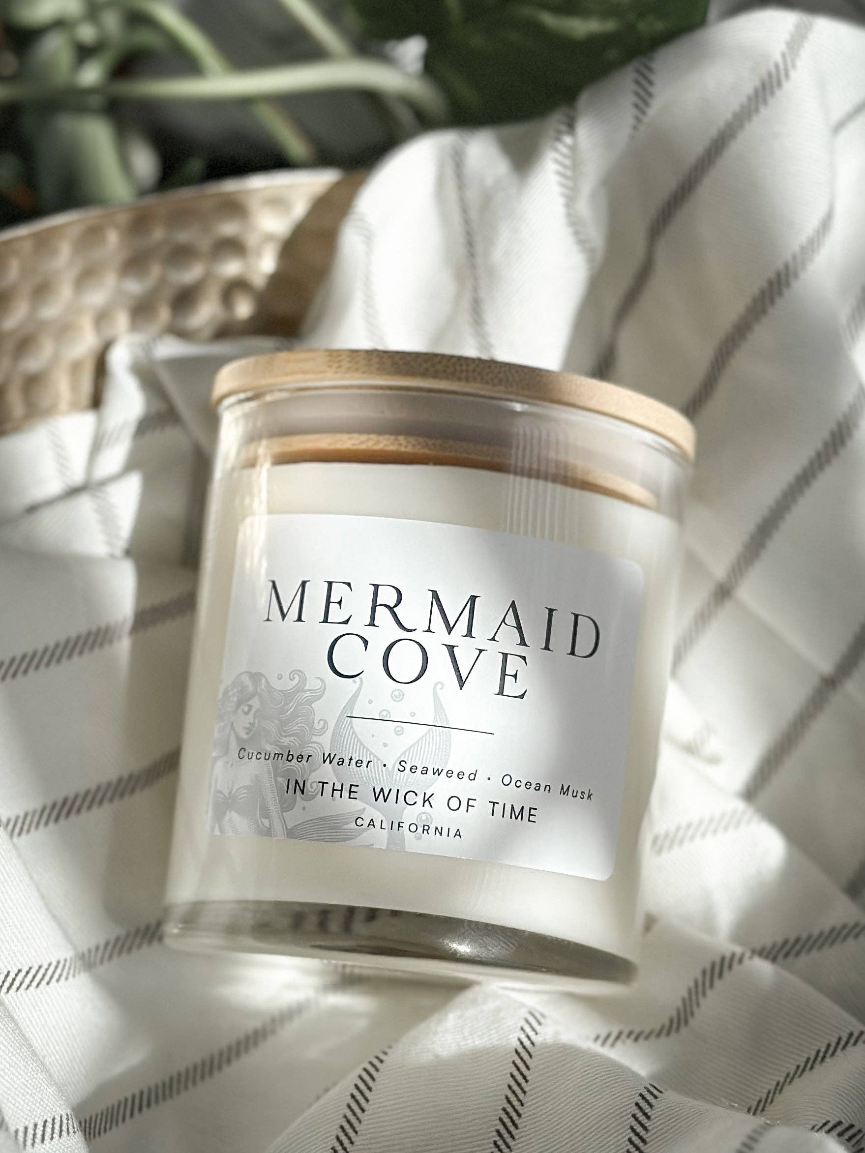 In the Wick of Time - Wholesale Jar/Filled Candle - Mermaid Cove Candle 10 oz