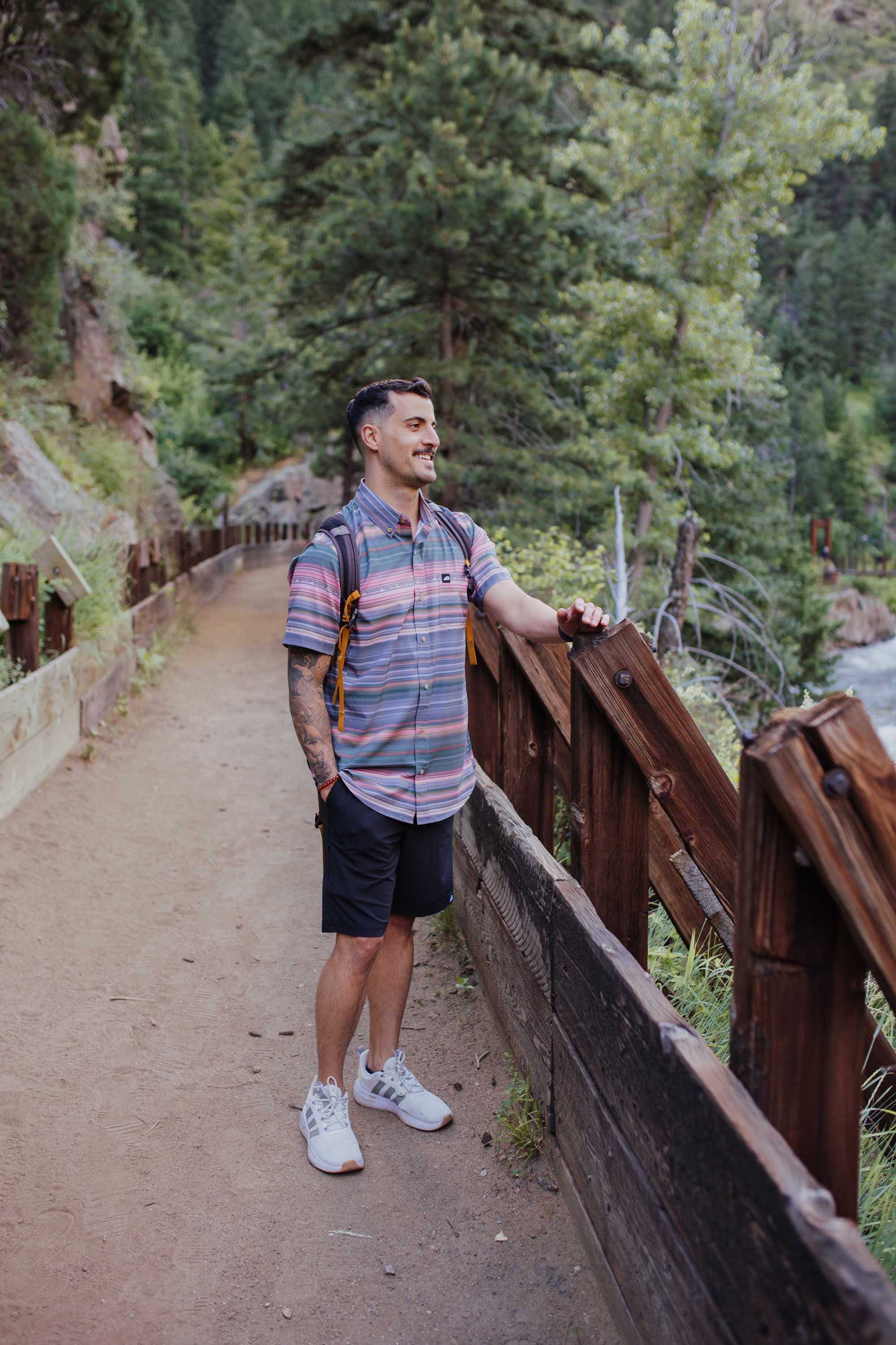 Belong Designs - Wholesale Button Down Shirt - Men's - Men's Vista Stretch Button Down43