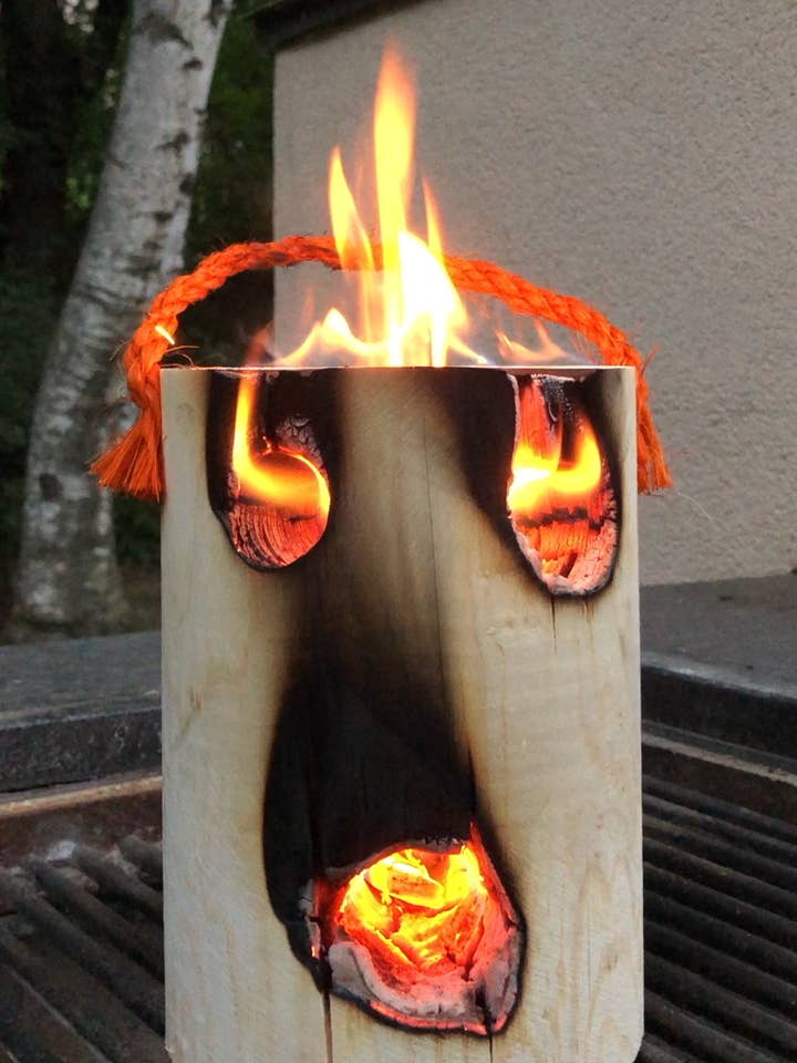 HALLOWEEN LOG-O-LANTERN  6-LOGS PER CASE 2-HOUR BURN TIME for wholesale by OneLogFire
