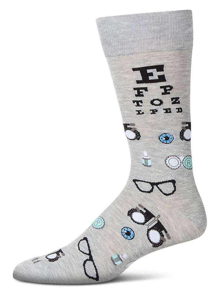 Eye Exam Men`s Bamboo Crew for wholesale by Infinity Classics International Inc.