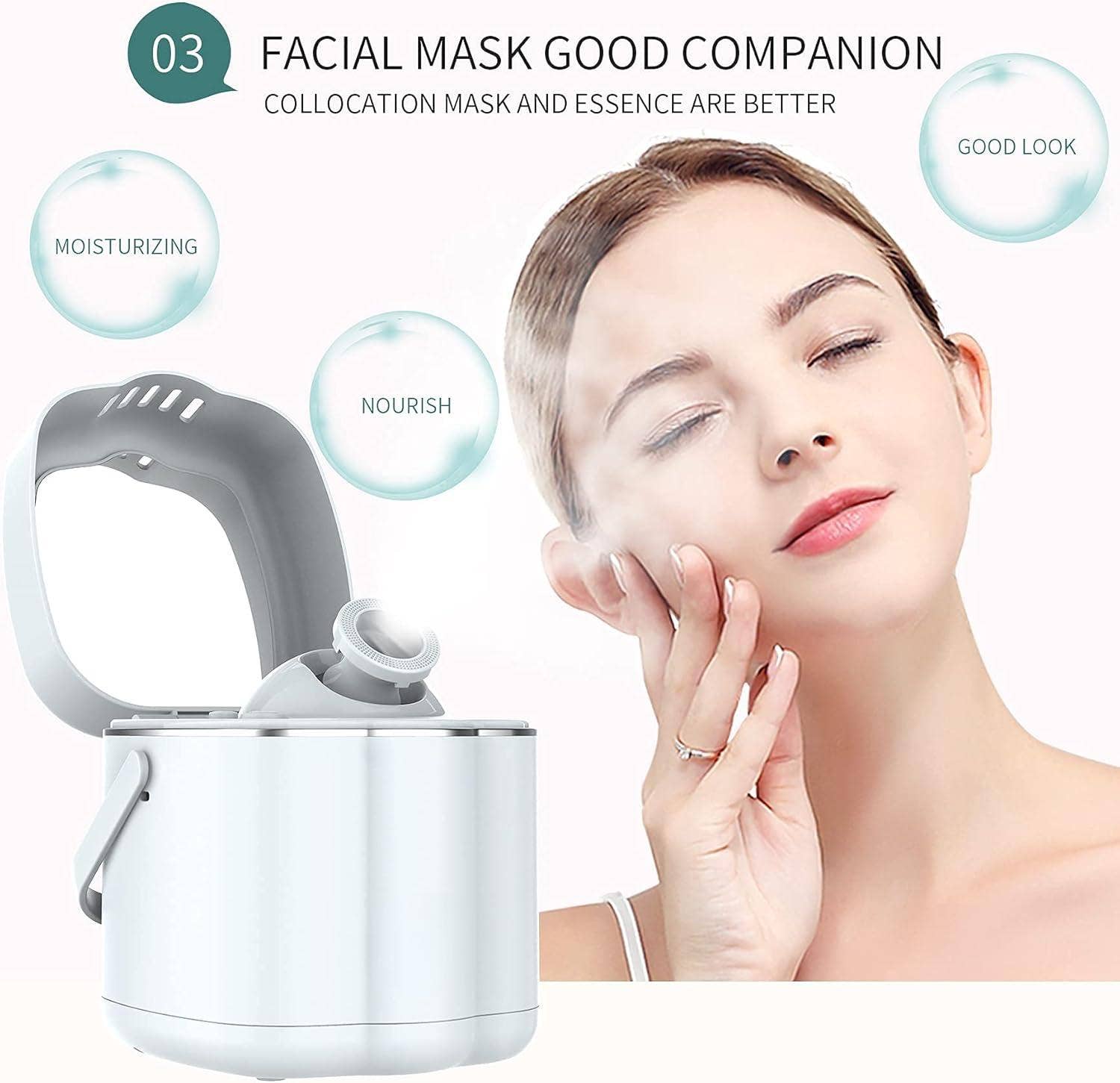 DAROMA - Wholesale Electronic Skincare Device - Nano Ionic Facial Steamer for Deep Cleansing & Hydration7